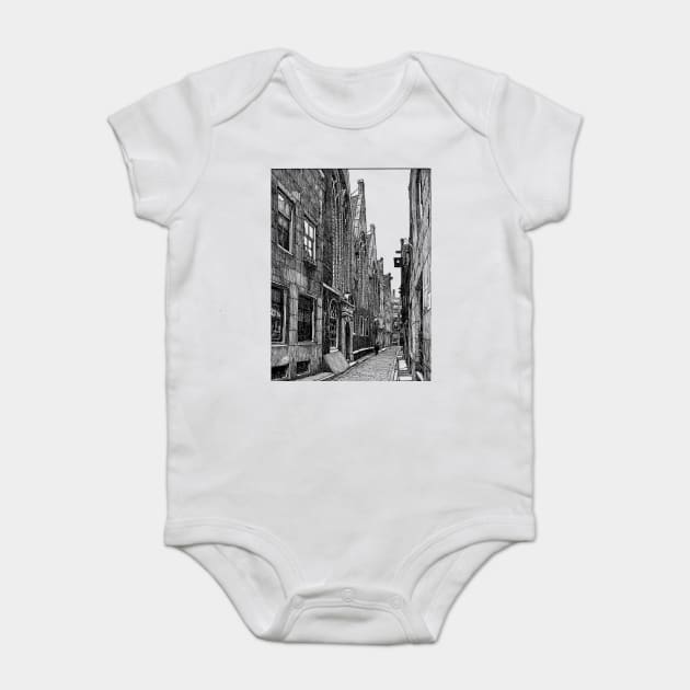 Diagon Alley Baby Bodysuit by ZyDesign